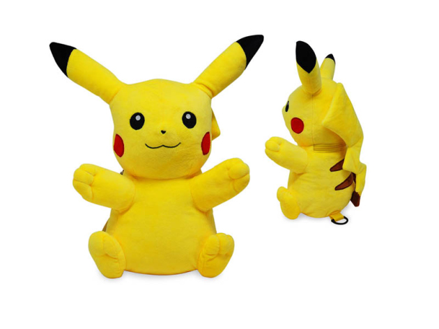 Plüsch Pokemon Pikachu Rucksack, 34 cm