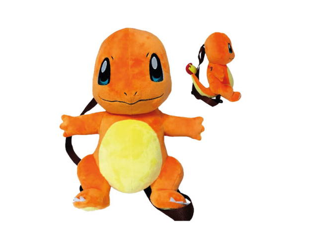Plüsch Pokemon Glumanda Rucksack, 34 cm