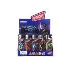 Sturmfeuerzeuge "MOTORBIKE SLIDECAP", Turboflamme, 5-fach sortiert, 50er Display