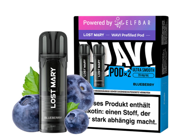 Lost Mary WAVI Prefilled Pod - Blueberry (Blaubeere) - 20mg