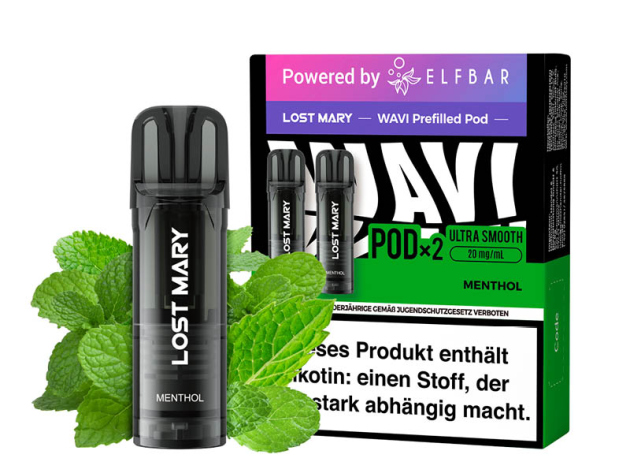 Lost Mary WAVI Prefilled Pod - Menthol - 20mg