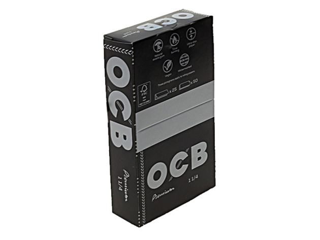 OCB Paper "Premiim" 1 1/4 ultra-fine; á 50 Blatt; 25er Pack