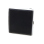 Zigarettenetui, schwarz, mit Gummiband; ca. 9,5 x 10 cm, für 20 Zigaretten