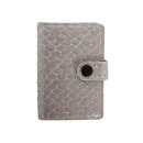 Zigarettenetui mit Geldbörse "Silver" für 8 Zig., mit Spange