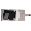 Zigarettenetui mit Geldbörse "Silver" für 8 Zig., mit Spange