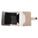 Zigarettenetui mit Geldbörse "Beige" für 8 Zig., mit Spange