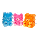 Plüsch "Color Candy Bears" 3-fach sortiert; 23 cm lang, einzeln