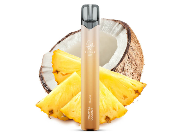 ELFBAR 800 - "Pineapple Coconut" (Ananas, Kokosnuss) - 20 mg - 800 Züge