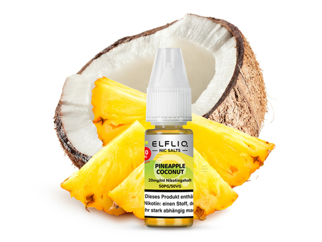 ELFBAR Elfliq -Pineapple Coconut (Ananas, Kokosnuss) - Liquid - 20 mg/ml - 10 ml
