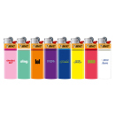 BIC Maxi J26 "Jugendwort" Reibrad Feuerzeuge, 50er Display