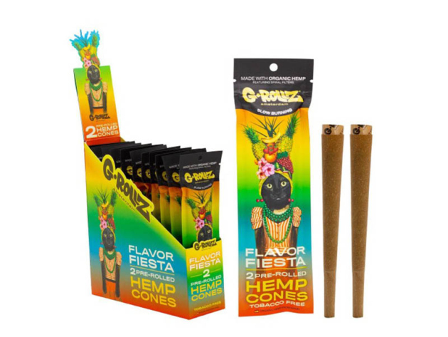 G-ROLLZ "Flavor Fiesta" 2 Pre-Rolled Hemp Cones (2x12 Blunts)