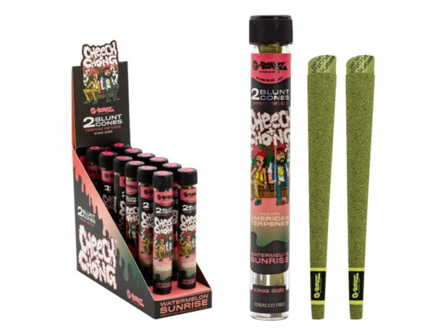 G-ROLLZ "Watermelon Sunrise" Cheech & Chong Terpene Infused Blunt (2x12 Cones)