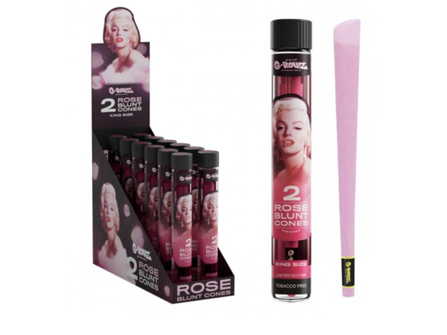 G-ROLLZ "Rosa" Pre-Rolled Blunts (2x12 Cones)