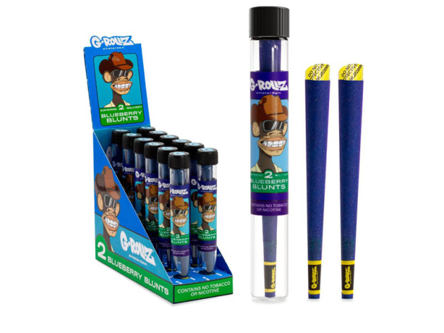 G-ROLLZ "Blue Ape" Pre-Rolled Blunts (2x12 Cones)