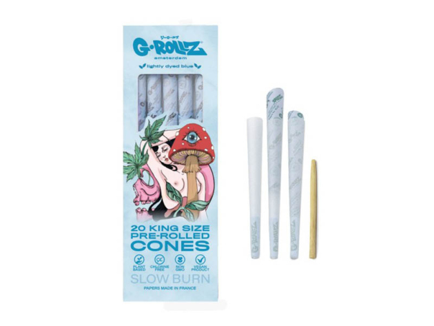 G-ROLLZ "Naked Shroom" Pre-Rolled Blue KS Cones (20er Pack)