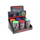 Aufbewahrungsdose "Skull", 6-fach sortiert, Ø 60 mm; luftdicht, einzeln