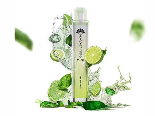 Hayati Pro Mini 800 - Lemon Lime (Zitrone, Limette) - 20mg - 800 Züge