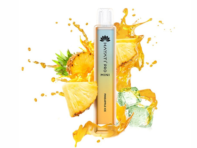 Hayati Pro Mini 800 - Pineapple Ice (Ananas, Eis) - 20mg - 800 Züge