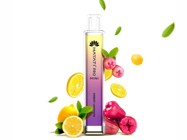 Hayati Pro Mini 800 - Ribbery Lemonade (Johannisbeere, Limonade) - 20mg - 800 Züge