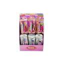 Raucherpfeifen "Rainbow", 10cm, inkl. Siebe, sortiert; 24er Display