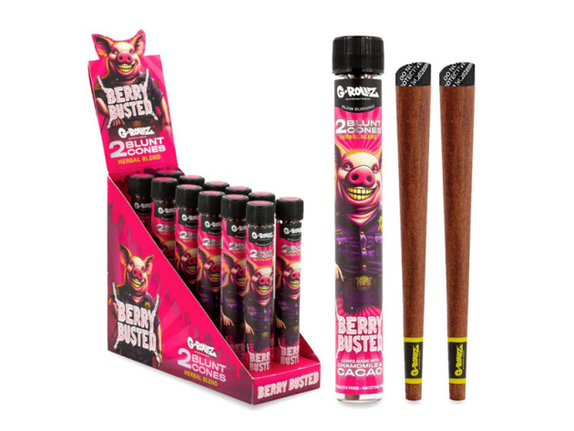 G-ROLLZ "Berry Busted" Pre-Rolledl Blunt (2x12 Cones)