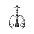 Shisha "Eldoro" schwarz, 57 cm, 3 Schläuche