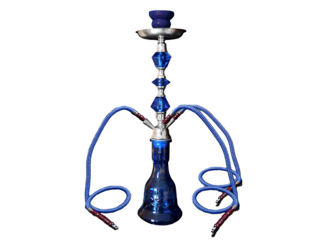 Shisha "Eldoro" blau, 57 cm, 3 Schläuche