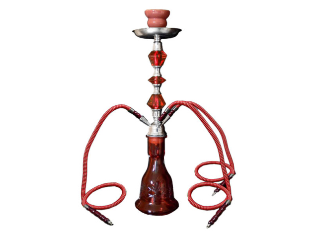 Shisha "Eldoro" rot, 57 cm, 3 Schläuche
