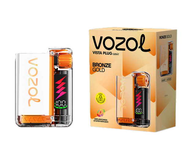 Vozol Vista Plug Ez Basisgerät - Bronze Gold