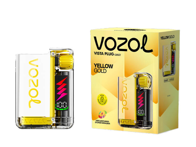 Vozol Vista Plug Ez Basisgerät - Yellow Gold