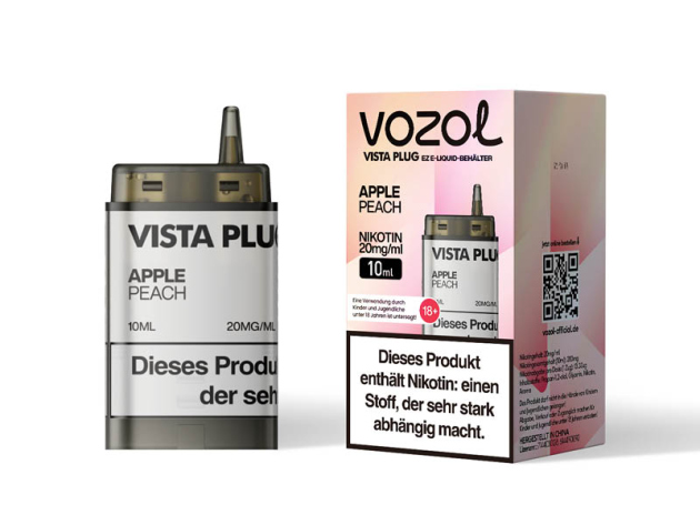 Vozol Vista Plug Ez Pod - Apple Peach (Apfel und Pfirsich) - 10ml