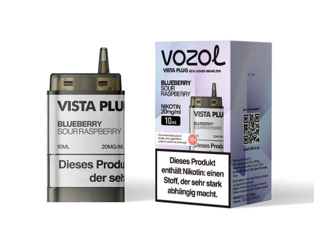 Vozol Vista Plug Ez Pod - Blueberry Sour Raspberry (Beerenmix) - 10ml