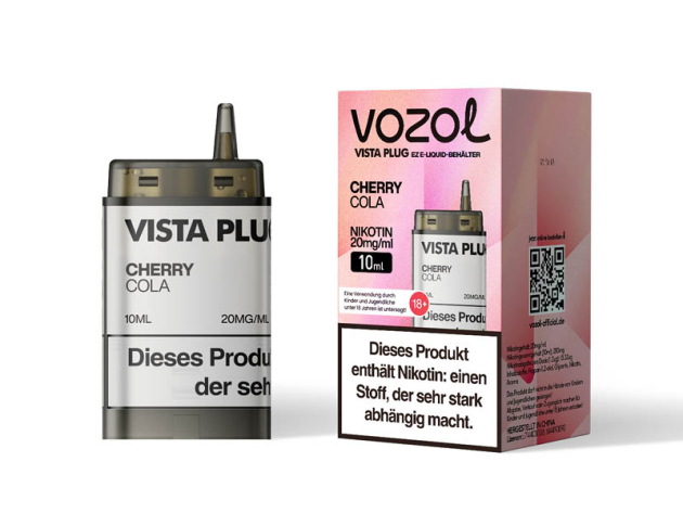 Vozol Vista Plug Ez Pod - Cherry Cola (Cola und Kirsche) - 10ml
