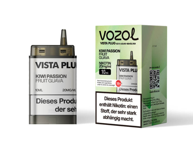 Vozol Vista Plug Ez Pod - Kiwi Passion Fruit Guava (Früchtemix) - 10ml