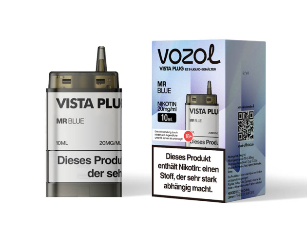 Vozol Vista Plug Ez Pod - Mr Blue (Blaubeermix) - 10ml