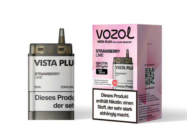Vozol Vista Plug Ez Pod - Strawberry Lime (Erdbeere, Zitrone) - 10ml