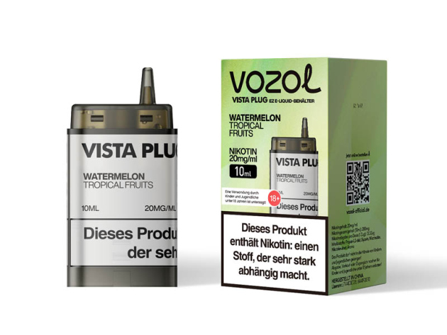 Vozol Vista Plug Ez Pod - Watermelon Tropical Fruits (Wassermelone, trop. Früchte) - 10ml