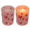 Kerze im Glas "Love" 6,5 x 5 cm, 4-farbig sortiert, 12er Display