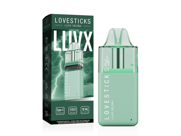 Lovesticks LUVX Velora - Refillable Pod Kit - Green (Grün) - 10ml