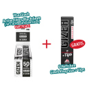 AKTION GIZEH 10x Active Filter Black 6mm + 6x Heftchen...