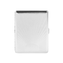 Zigarettenetui "Prägungt" für 20 Zig., mit Spange, 8er Display