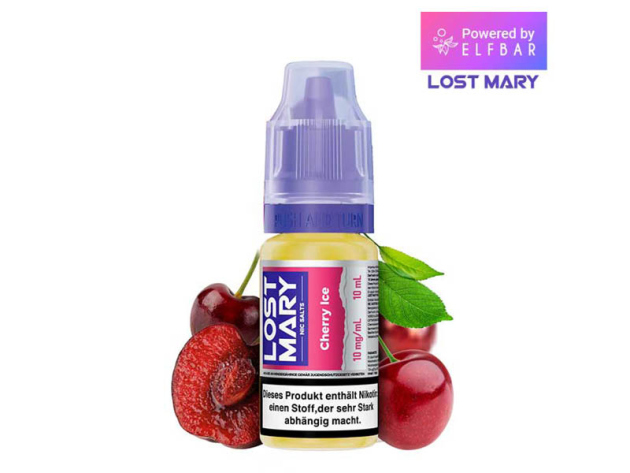 ELFBAR Lost Mary (Nic Salts) - Cherry Ice (Kirsche, Eis) - Liquid - 10 mg/ml - 10 ml