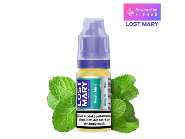 ELFBAR Lost Mary (Nic Salts) - Fresh Mint (Frische Minze) - Liquid - 10 mg/ml - 10 ml