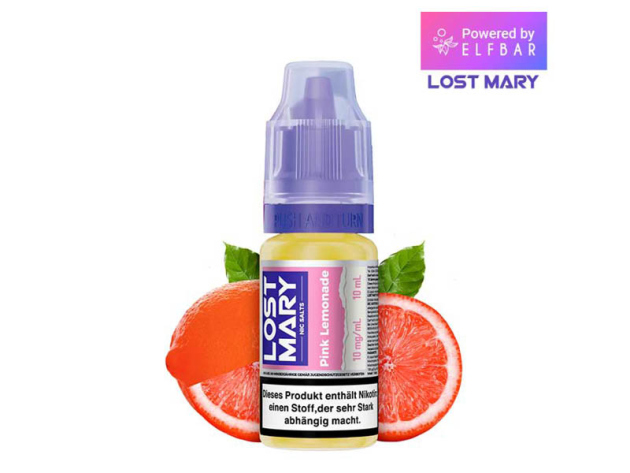 ELFBAR Lost Mary (Nic Salts) - Pink Lemonade (Pinke Limonade) - Liquid - 10 mg/ml - 10 ml