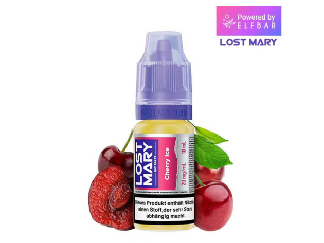ELFBAR Lost Mary (Nic Salts) - Cherry Ice (Kirsche, Eis) - Liquid - 20 mg/ml - 10 ml