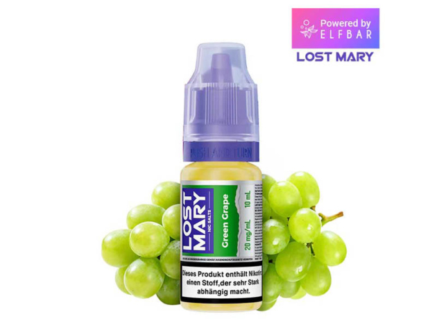 ELFBAR Lost Mary (Nic Salts) - Green Grape (Grüne Traube) - Liquid - 20 mg/ml - 10 ml