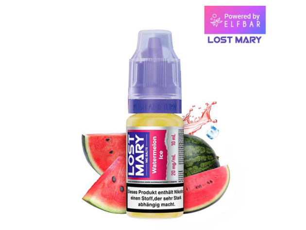 ELFBAR Lost Mary (Nic Salts) - Watermelon Ice (Wassermelone, Eis) - Liquid - 20 mg/ml - 10 ml