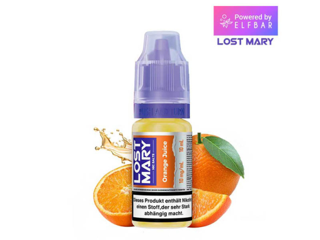 ELFBAR Lost Mary (Nic Salts) - Orange Juice (Orangensaft) - Liquid - 20 mg/ml - 10 ml