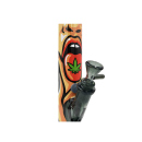 Glasbong Black Leaf "420 Girl", Höhe 30cm; Ø 5,0cm; Schliff 18,8mm