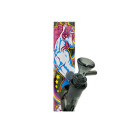 Glasbong Black Leaf "Unicorn Pink", Höhe 30cm; Ø 5,0cm; Schliff 18,8mm